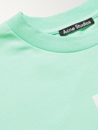 Acne Studios - Printed Stretch-Cotton Jersey T-Shirt - Green