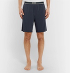 Hugo Boss - Stretch Modal-Blend Pyjama Shorts - Blue