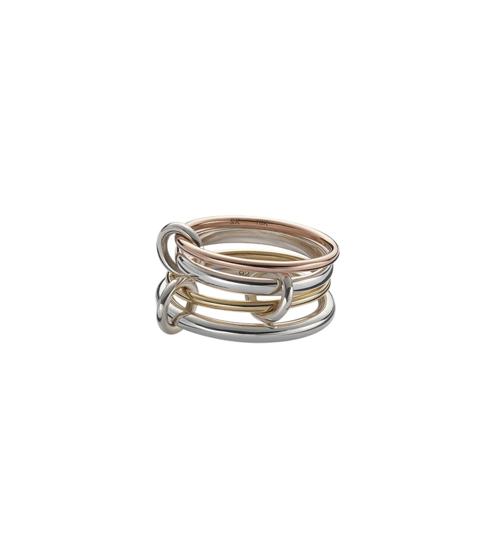 Photo: Spinelli Kilcollin Hyacinth Mx 18kt gold and sterling silver ring