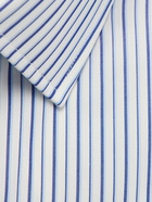 Charvet - Striped Cotton-Poplin Shirt - Blue