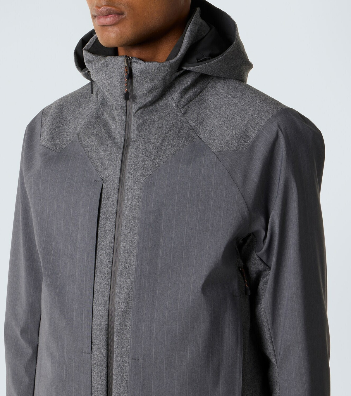 Sease Trace 2.0 pinstripe down jacket