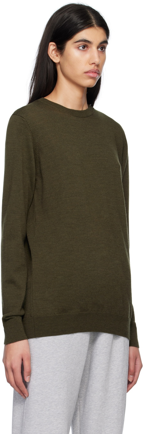 WARDROBE.NYC Khaki Crewneck Sweater