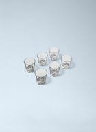 Fornasetti Set of Six Tema e Variazioni Glasses