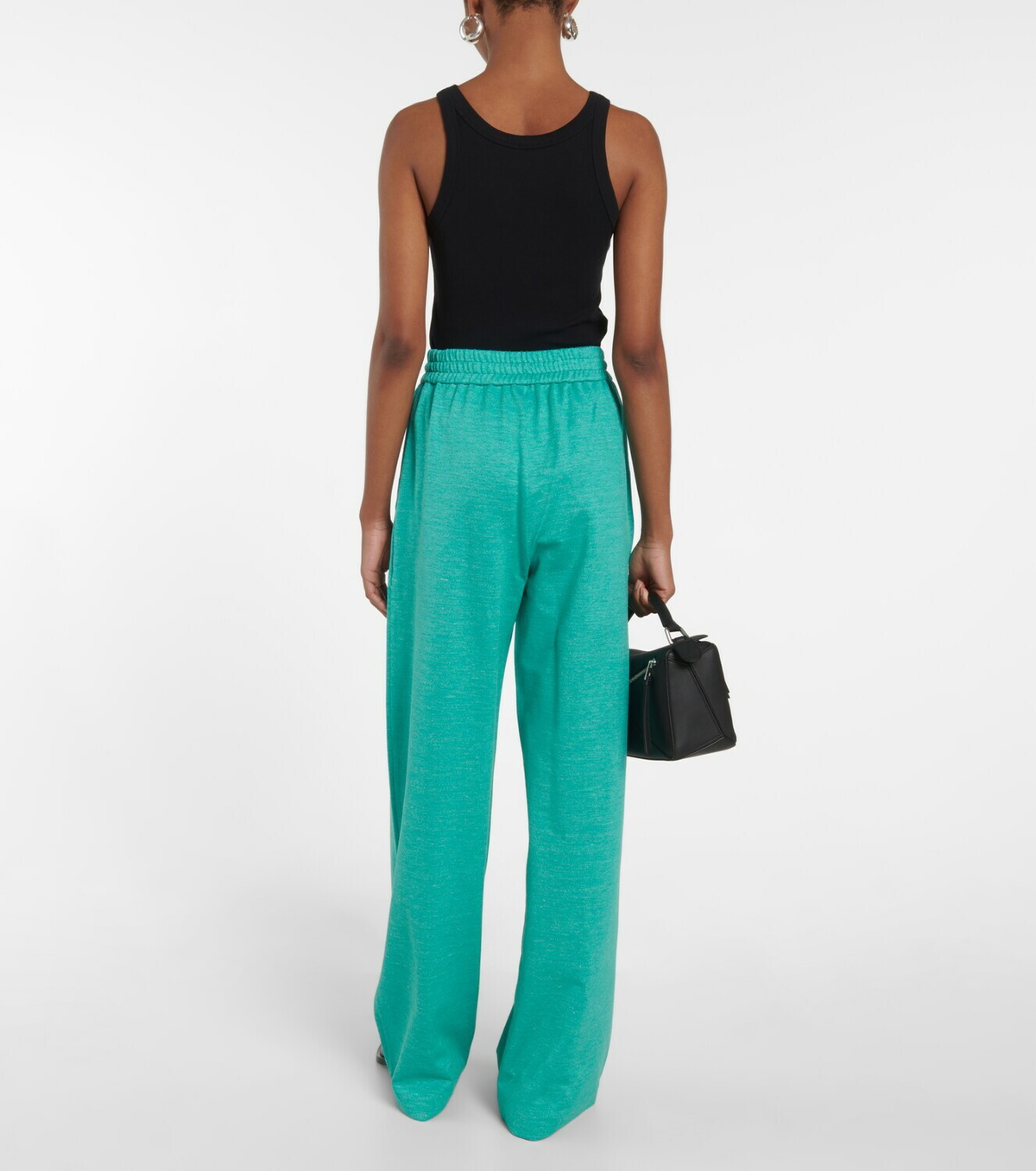 【Max Mara】 Eolie drawstringコットンアンドリネンパンツ Max Mara - Eolie drawstring cotton and linen pants Max Mara