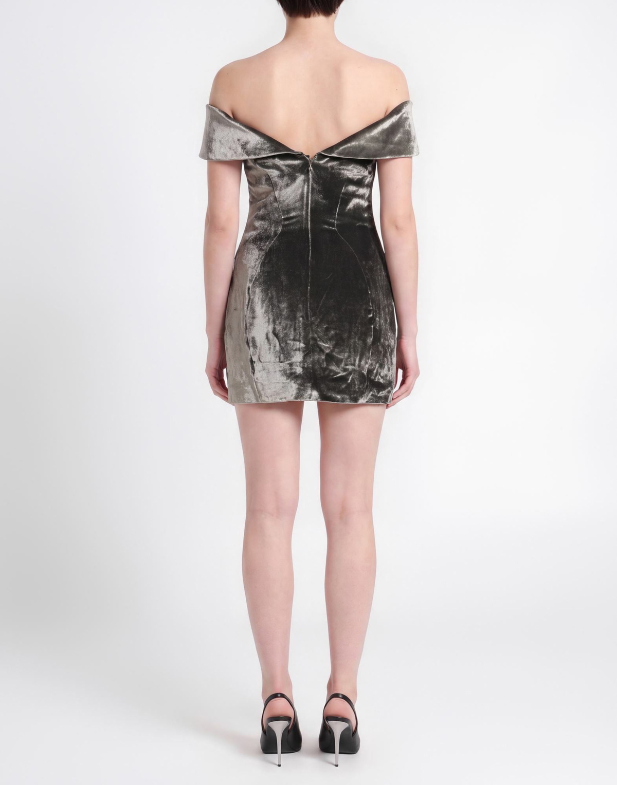 Mugler Womens Mini dress in Grey