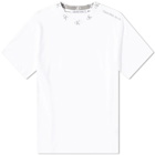 Calvin Klein Men's Logo Jacquard T-Shirt in Bright White