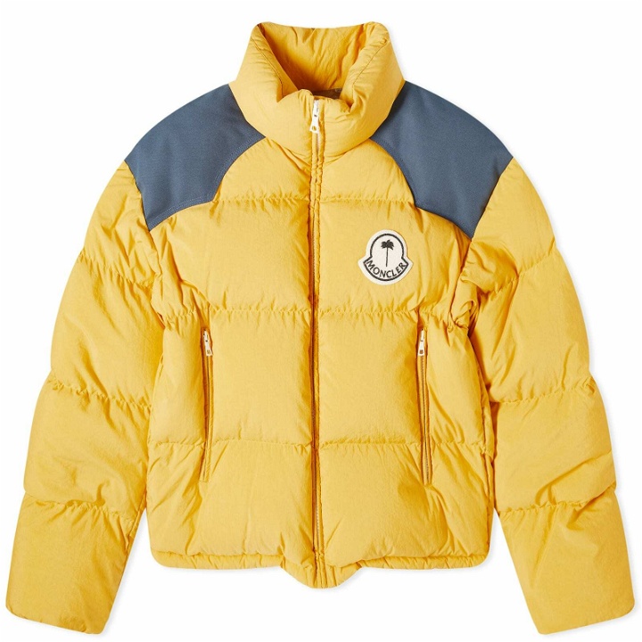 Photo: Moncler Genius x Palm Angels Nevis Jacket in Yellow