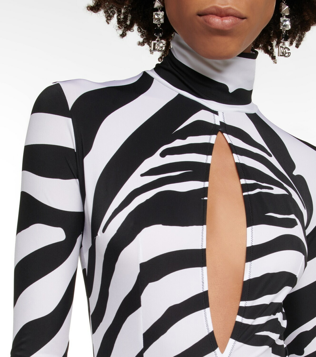 Dolce&Gabbana - Zebra print bodysuit Dolce & Gabbana