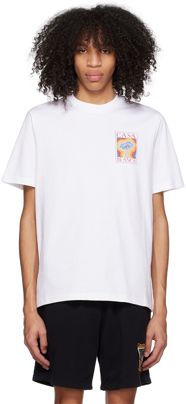 Photo: Casablanca White Mind Vibrations T-Shirt