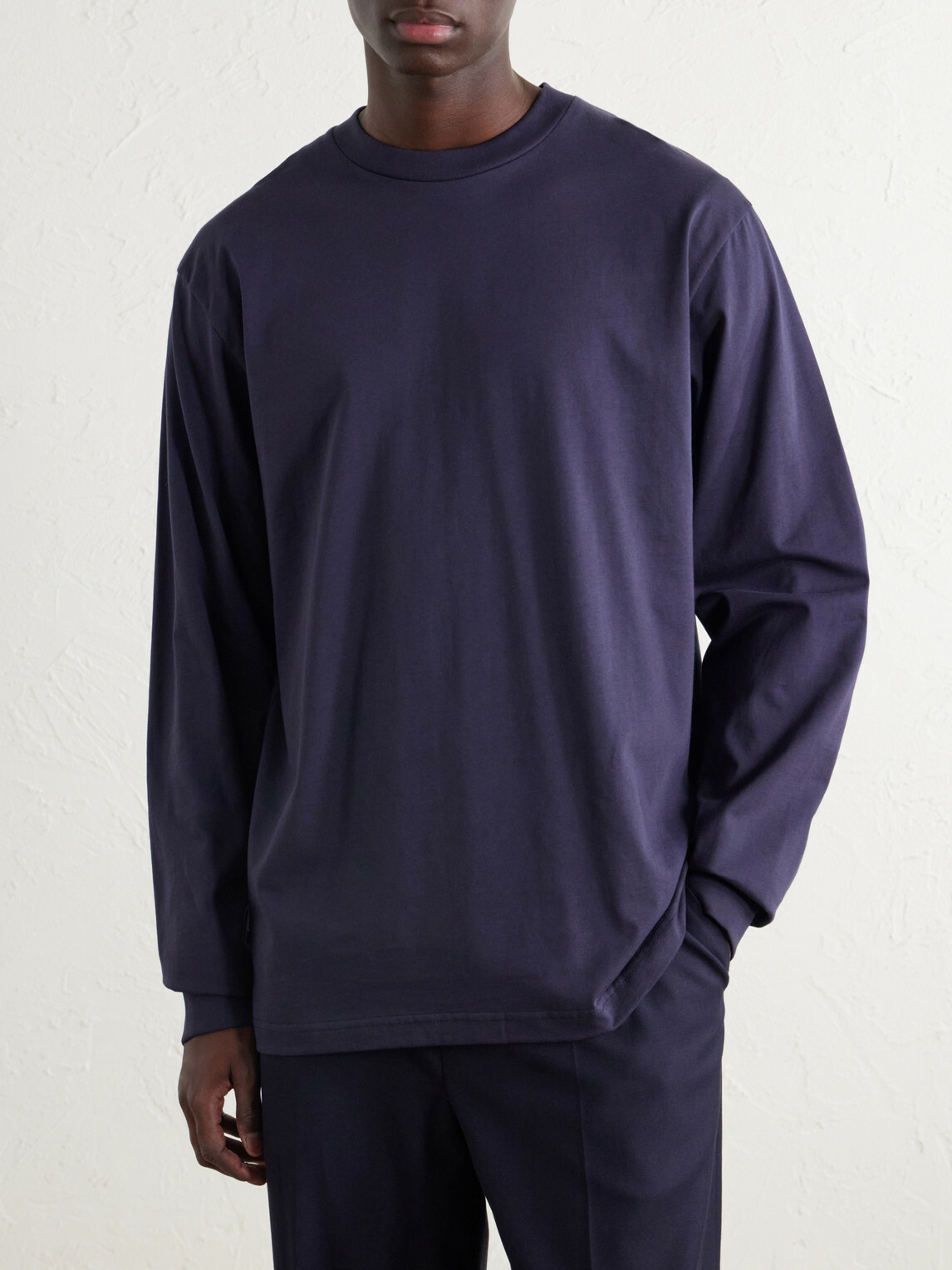John Elliott - Oversized Cotton-Jersey T-Shirt - Blue