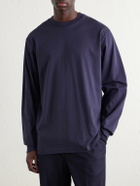 John Elliott - Oversized Cotton-Jersey T-Shirt - Blue