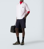 Prada Speedrock leather-trimmed sneakers
