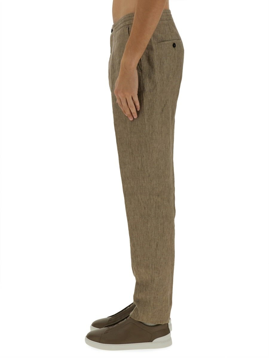Zegna Linen Jogger Pants