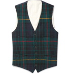 Polo Ralph Lauren - Slim-Fit Checked Wool Waistcoat - Men - Navy