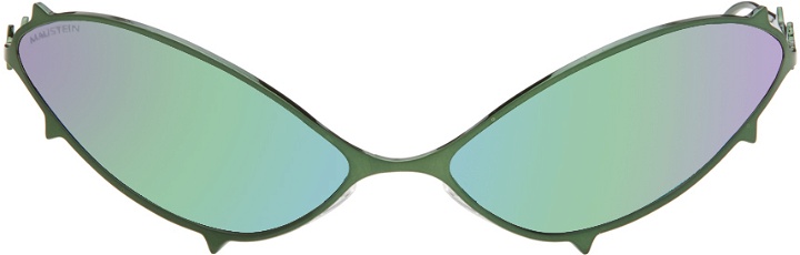 Photo: MAUSTEIN Green Metal Spike Sunglasses