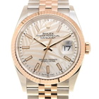 Rolex Datejust 36 Automatic Silver Palm Motif Dial Watch 126231SSPLMJ