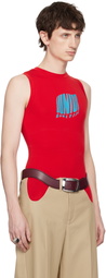 Jean Paul Gaultier Red 'The Junior Gaultier' Tank Top