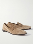 Zegna - L'asola Suede Loafers - Neutrals