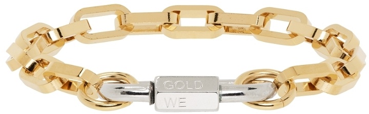 Photo: IN GOLD WE TRUST PARIS Gold Carabiner Bracelet