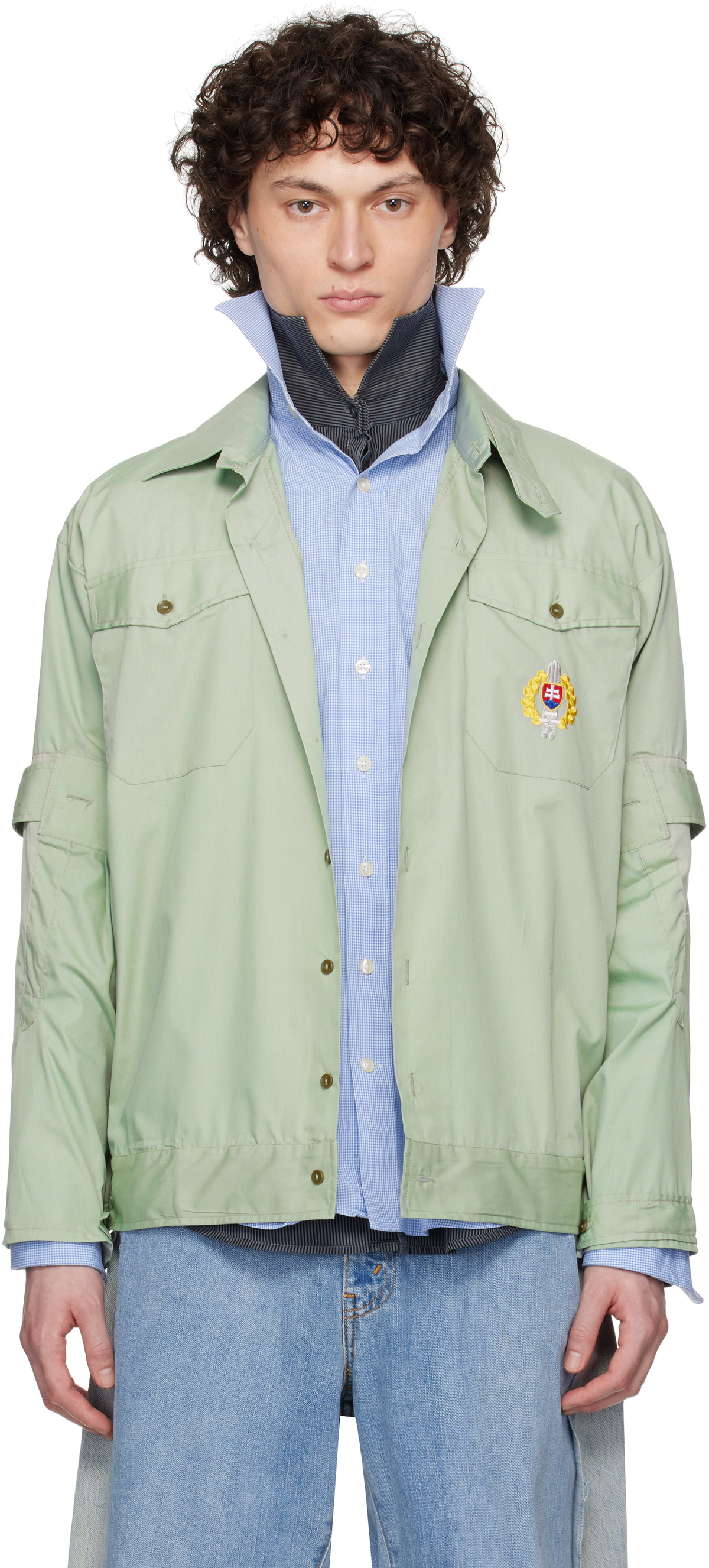Prototypes Green Armband Military Shirt