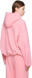 Alexander Wang Pink Embossed Hoodie