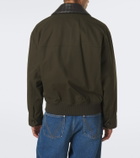 Bottega Veneta Intrecciato cotton twill blouson jacket