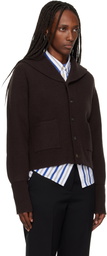 Wales Bonner Brown 'The Solace' Cardigan