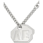 ADER error Silver Logo Necklace