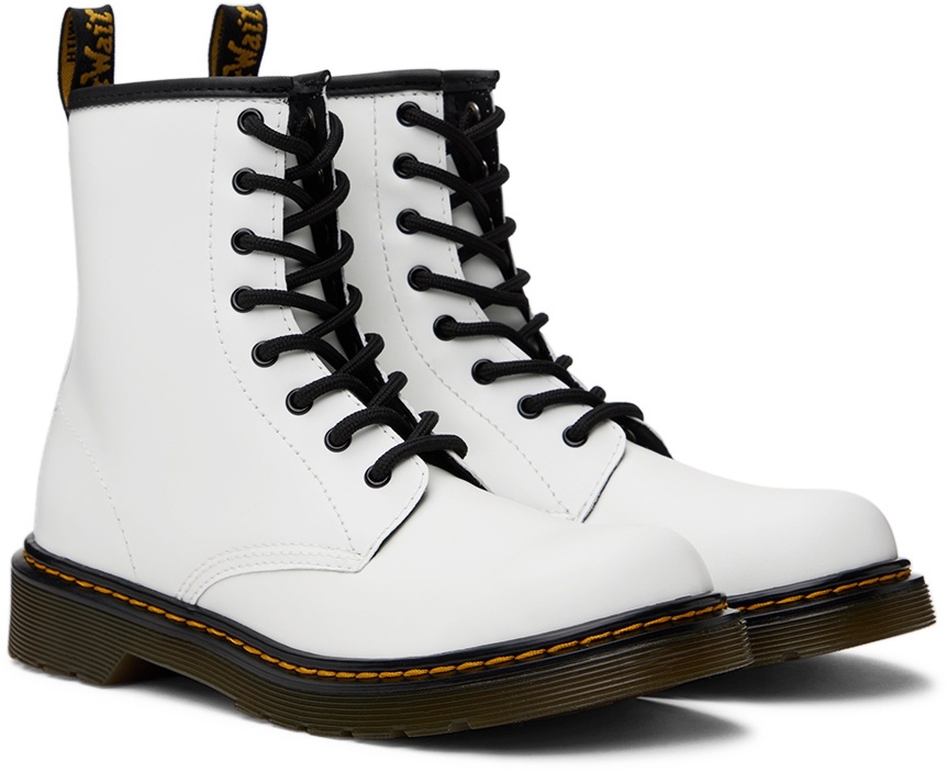 White doc martens clearance kids