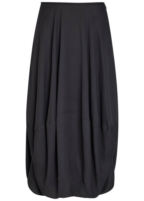 Photo: Lemaire Balloon Crepe Midi Skirt Dark Grey