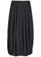 Lemaire Balloon Crepe Midi Skirt Dark Grey