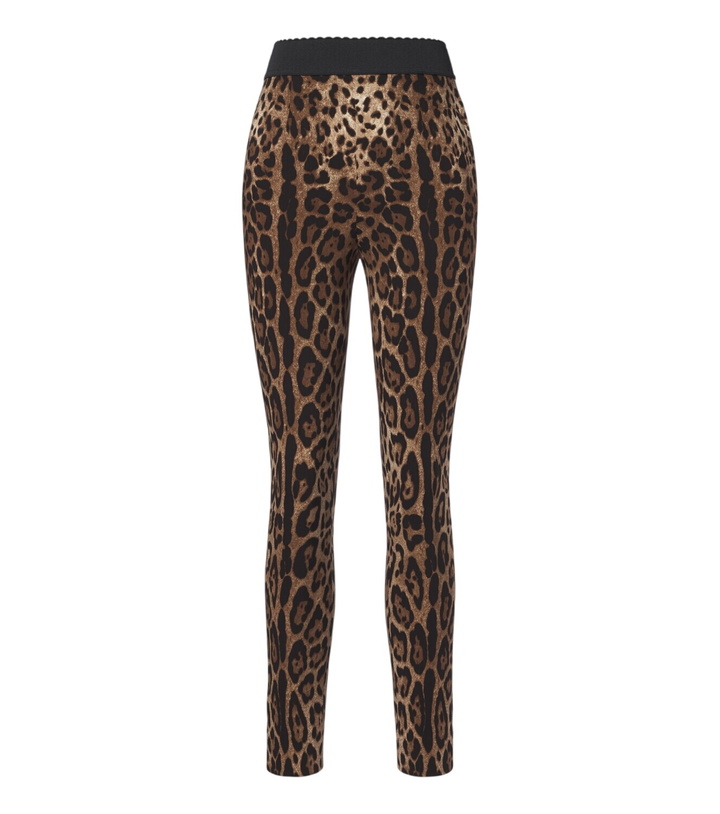 Photo: Dolce&Gabbana Leopard-print leggings