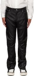 RtA Black Denis Leather Pants