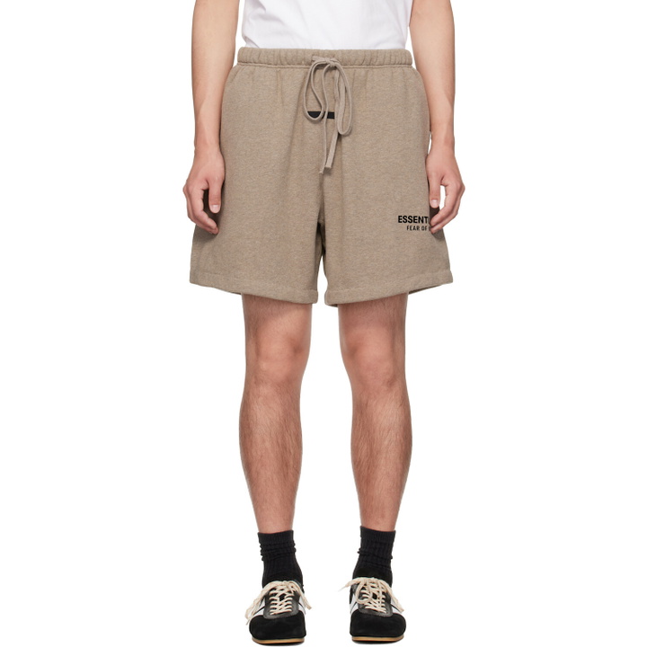 Photo: Fear of God ESSENTIALS Beige Classic Sweat Shorts