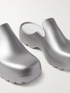 Bottega Veneta - Rubber Clogs - Silver