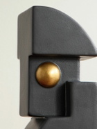 L'Objet - Cubisme One Gold-Plated Earthenware Bookend