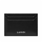 Lanvin Men's Logo Card Holder in Black