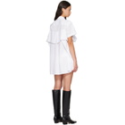 sacai White Poplin Minidress