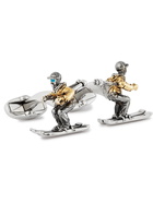 Paul Smith - Gold- and Silver-Tone and Enamel Cufflinks