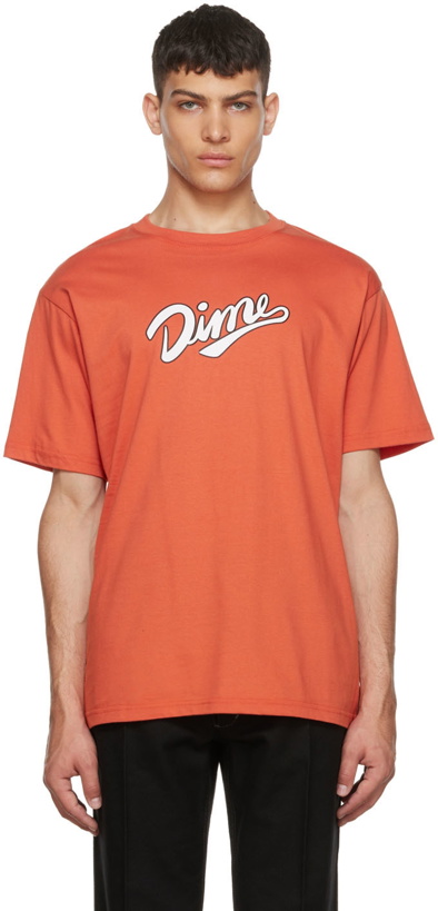 Photo: Dime Orange Cotton T-Shirt