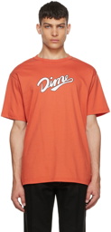 Dime Orange Cotton T-Shirt