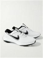 Nike Golf - Victory Pro 3 Textured-Leather Golf Shoes - White