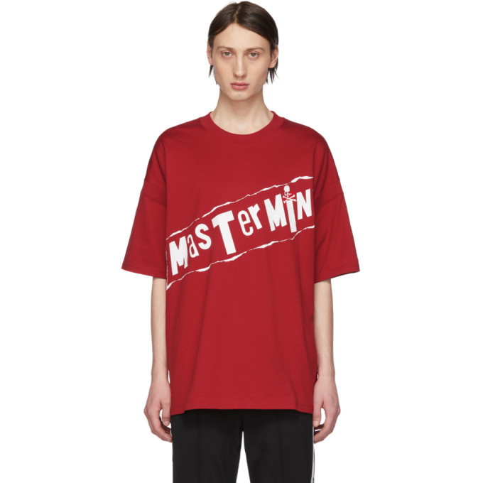 Photo: mastermind WORLD Red Graffiti Logo T-Shirt