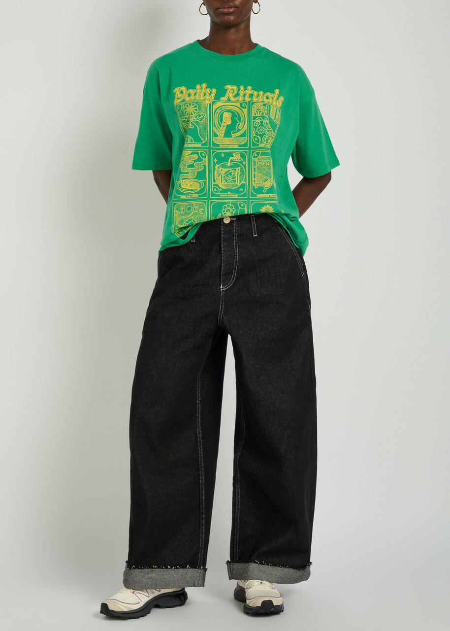 Damson Madder Daily Rituals Cotton T-shirt Green