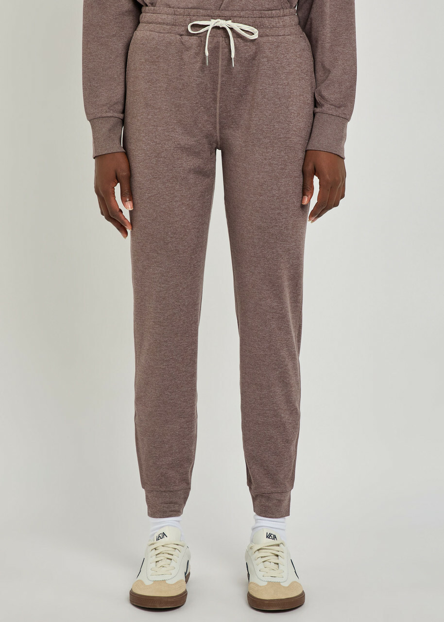 Vuori Performance Slubbed Jersey Sweatpants Taupe