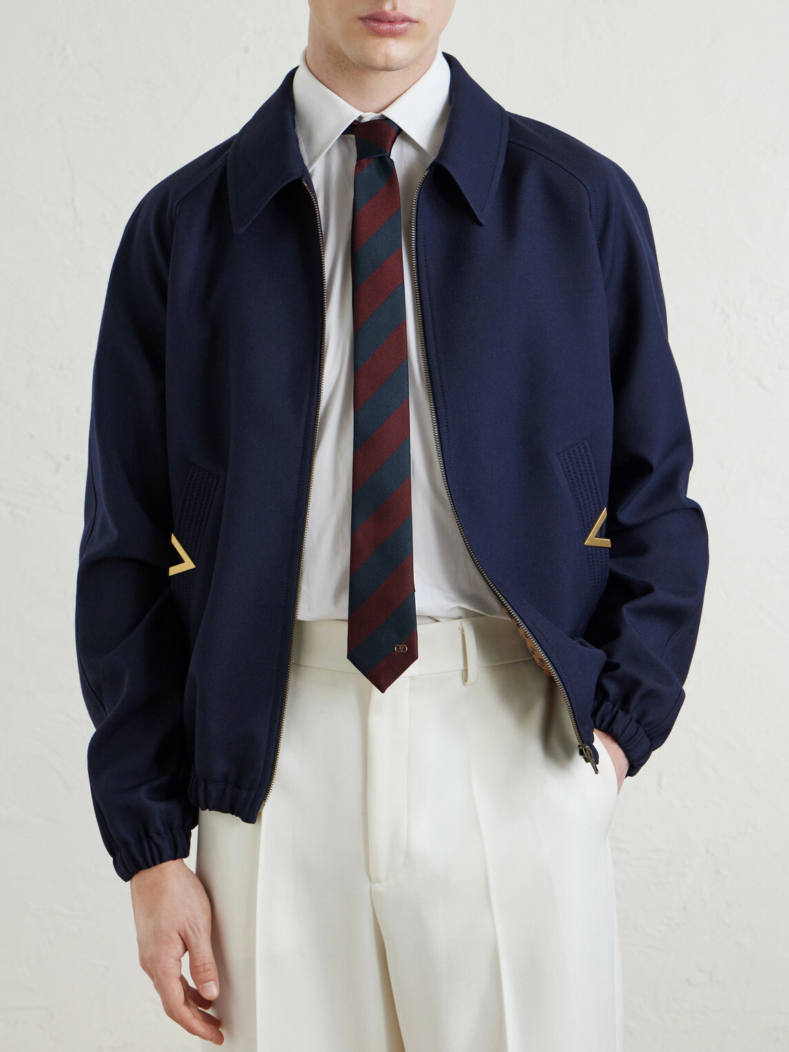 Valentino Garavani - 6cm Striped Silk-Jacquard Tie
