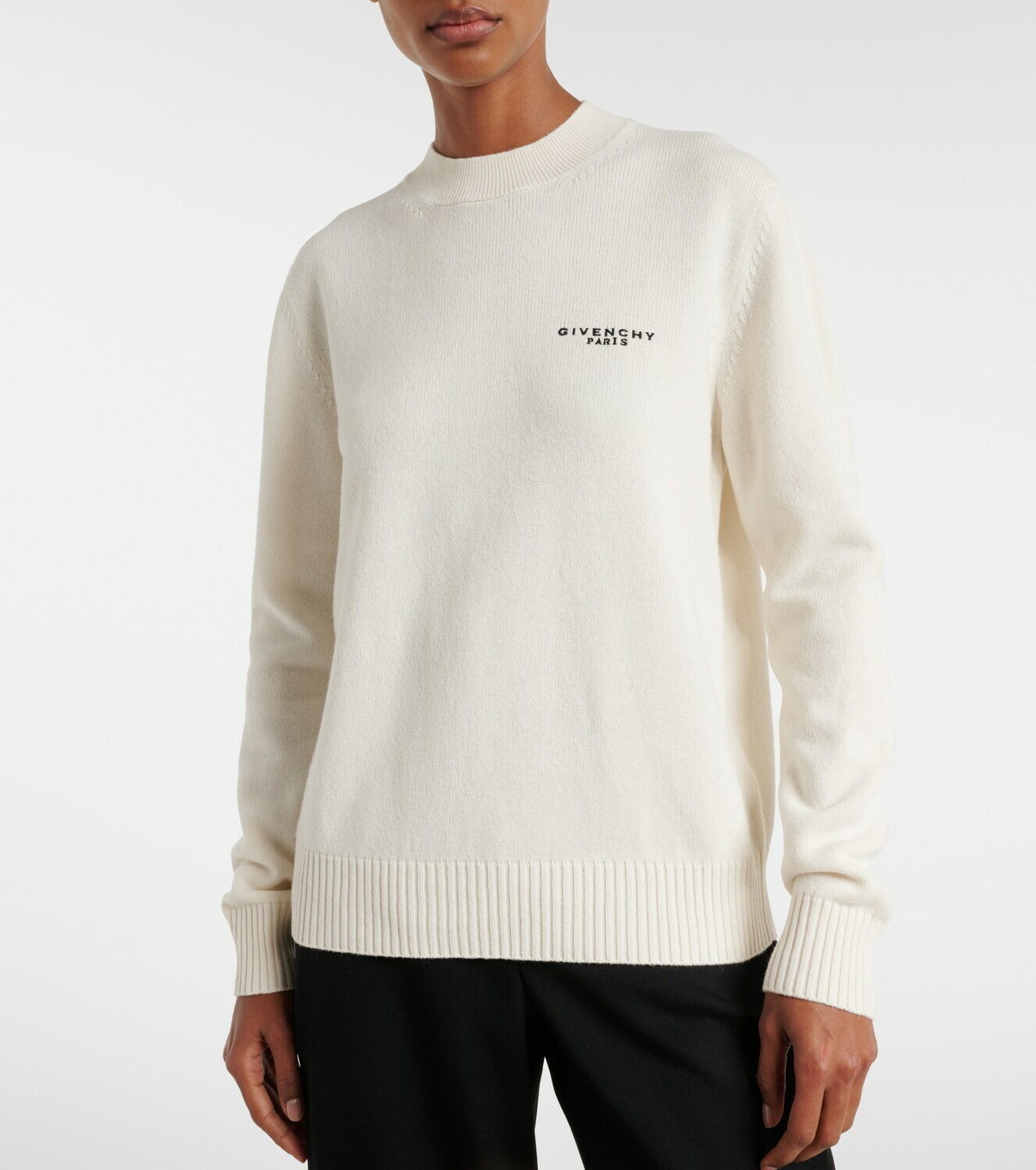 Givenchy Logo wool and cashmere sweater