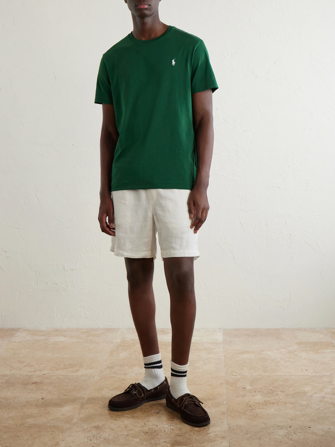 Polo Ralph Lauren - Logo-Embroidered Cotton-Jersey T-Shirt - Green