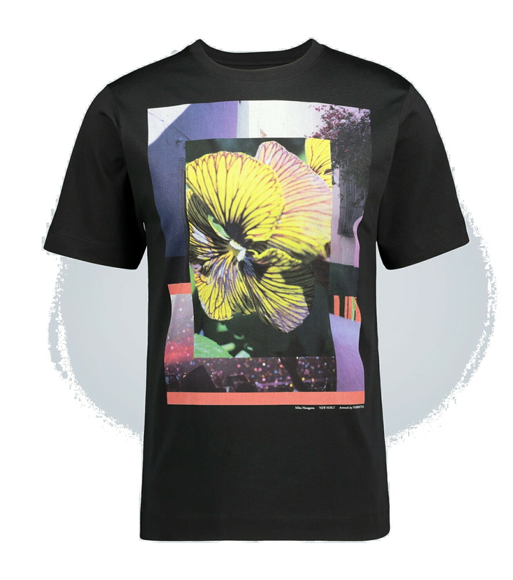 Photo: Dries Van Noten - Printed cotton T-shirt