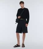 Versace Greca Border mesh shorts